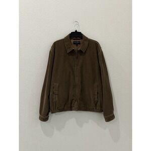 Daniel Cremieux Corduroy Heavyweight Harrington Jacket Lined Casual Preppy Large